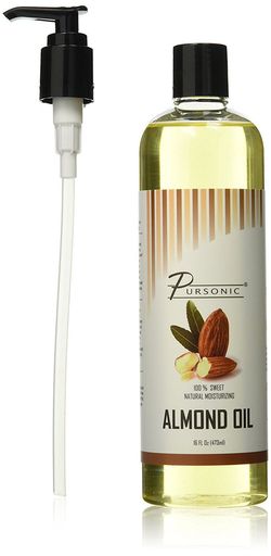 Pursonic 100% Natural Sweet Almond Oil- for Aromatherapy, Essential Oils, and