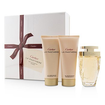 Cartier 229787 3 Piece Ladies La Panthere Coffret Eau De Perfume Gift Set