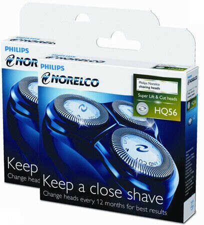 Norelco HQ56 Replacement Shaving Heads for 4601X /4807 Models 2 Pack