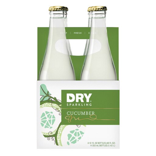 Dry Soda - Cucumber - Case of 6 - 12 FL Oz.