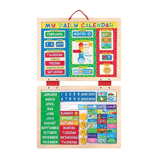 Melissa & Doug My First Daily Magnetic Calendar