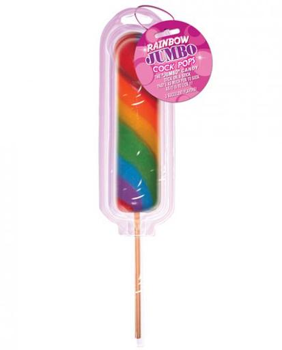 Gift Set of Jumbo Rainbow Pop on Blister Card and One Screaming O Ultimate Disposable Vibrating Ring