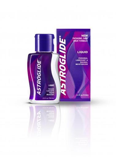 Gift Set of Color Pop Quickie Vibrating Ring Orange and a Bottle of Astroglide 2.5 Oz