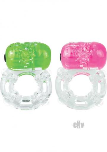 Gift Set of Color Pop Big O Vibrating Ring and a Bottle of Astroglide 2.5 Oz
