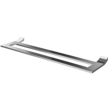 Ginger 4722-24 Cinu 24 Inch Double Towel Bar Satin Nickel Bathroom Hardware and Accessories Bathroom Hardware Towel Bars