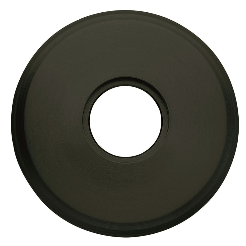 Baldwin 5075.IDM 5075 Dummy Rosette Only from the Estate Collection - Single Satin Black Hardware Accessories and Parts Door Hardware Parts Trim