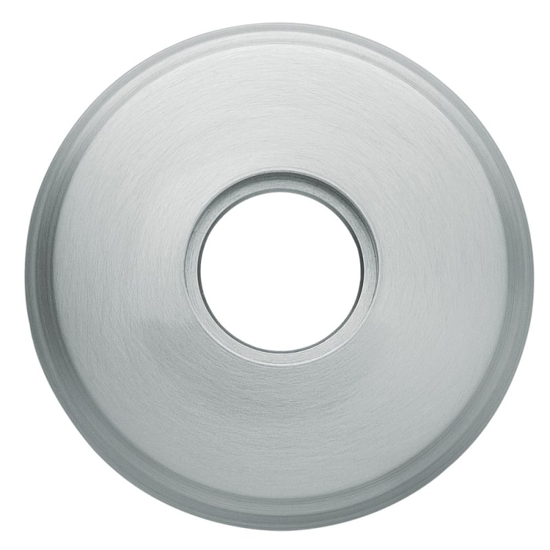Baldwin 5075.I Single Estate Rosette for Passage Functions Satin Chrome Hardware Accessories and Parts Door Hardware Parts Trim Plates