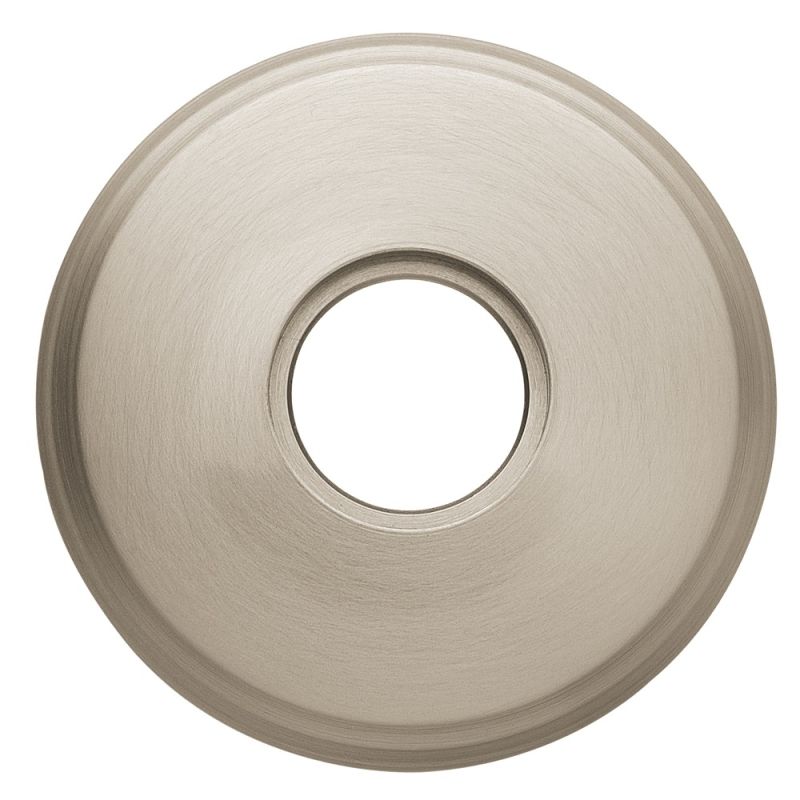 Baldwin 5075.I Single Estate Rosette for Passage Functions Lifetime Satin Nickel Hardware Accessories and Parts Door Hardware Parts Trim Plates