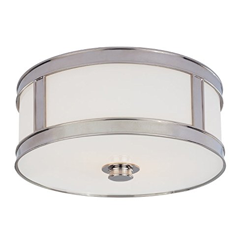 Hudson Valley Lighting Patterson Flushmount Light - Color: White - Size: Medium - 5513-AGB