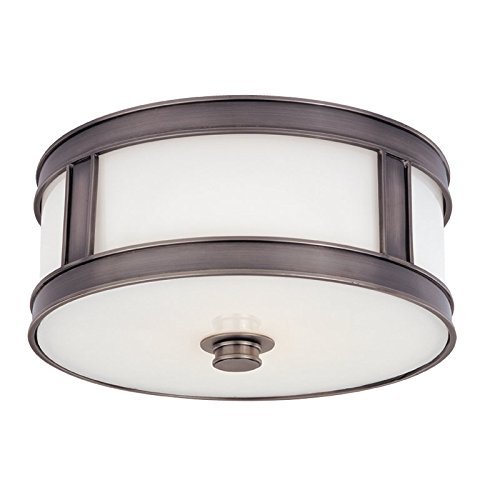 Hudson Valley Lighting Patterson Flushmount Light - Color: White - Size: Medium - 5513-AGB thumbnail