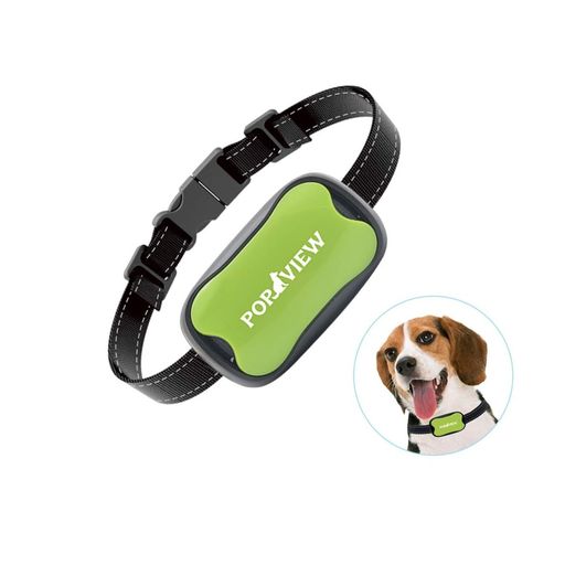 POP VIEW Bark Collar Version Humanely Stops Barking Sound Vibration. NO Shock.