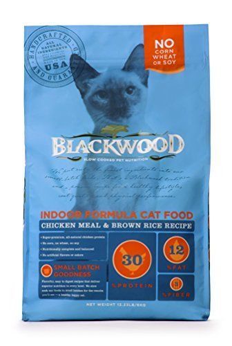 Blackwood Pet Food 22334 Indoor Formula Cat Food, Chicken Meal & Brown Rice 6Kg.