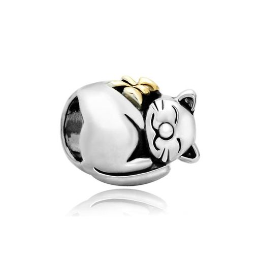 CharmSStory Cute Cat Animal Charm Beads for Bracelets Style 1