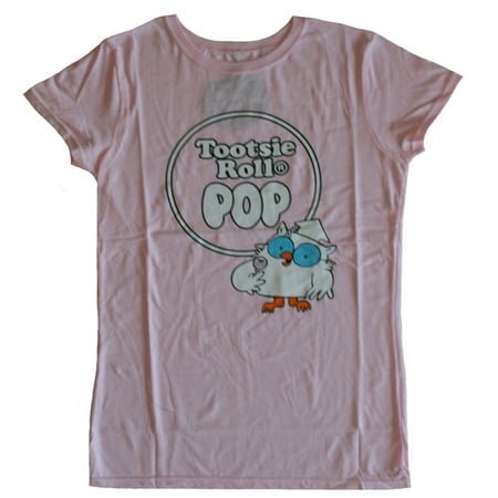 Tootsie Roll Pop Mr. Owl Junior Women S T-Shirt (Medium)