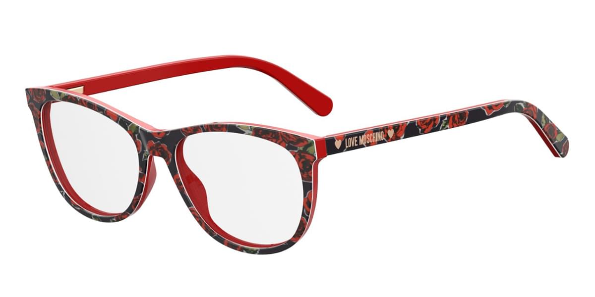 Moschino Love MOL524 0PA Women’s Glasses Red Size 53 - Free Lenses - Blue Light Block Available