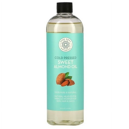 Pure Body Naturals  Sweet Almond Oil  16 Fl Oz Pack of 4