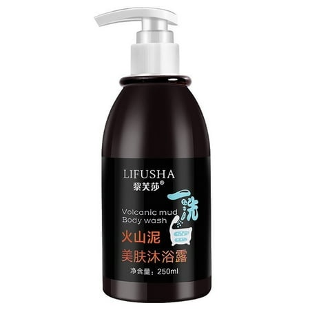 Blueek Body Wash Deep Moisturer with Volcanic Mud for Dry Skin Moisturizing Skin Cleanser with 24hr Renewing MicroMoisture Nourishes the Driest Skin