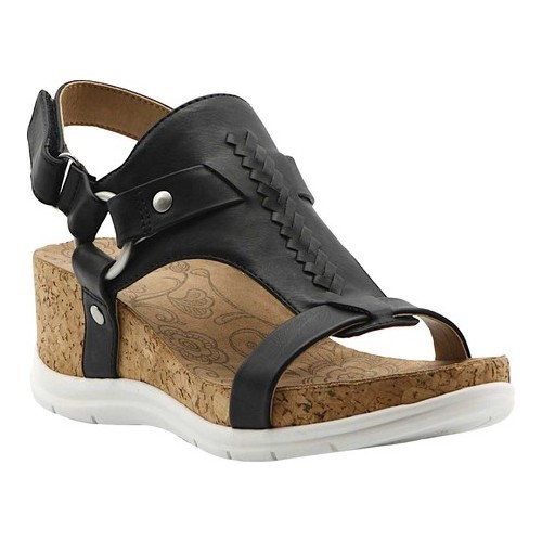 Mootsies Tootsies Billi (Black) Women's Wedge Shoes