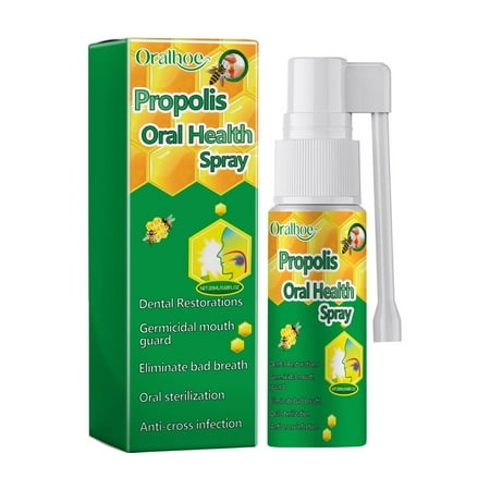 Propolis Oral Health Spray  Propolis Oral Spray  Clean Teeth Stains  Lighitening Teeth  Freshen Breath