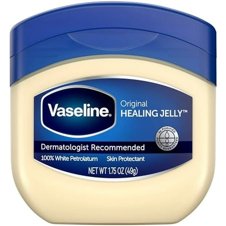 Vaseline 100% Pure Petroleum Jelly  1.75 Oz / 49 Gr Jars (Pack of 3)