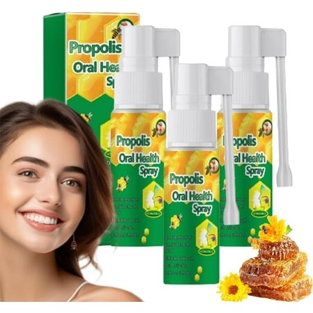 Propolis Oral Health Spray  Clean Teeth Stains  Whitening Teeth  Freshen Breath 20ml
