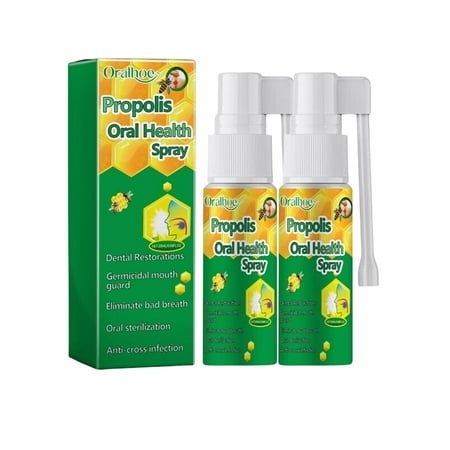 CHUAYA Propolis Oral Health Spray  Propolis Oral Spray  Clean Teeth Stains  Lighitening Teeth  Freshen Breath