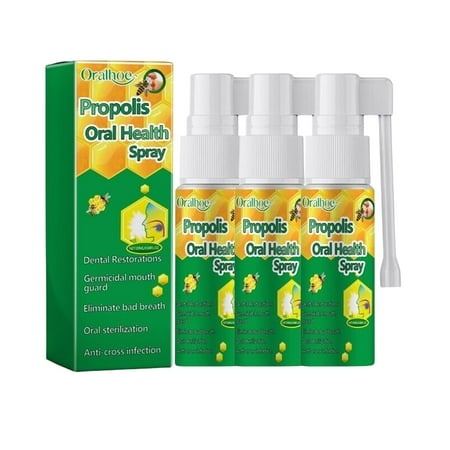 CHUAYA Propolis Oral Health Spray  Propolis Oral Spray  Clean Teeth Stains  Lighitening Teeth  Freshen Breath