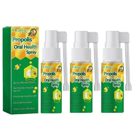 Propolis Oral Health Spray - Fresh Breath (3 PCS)