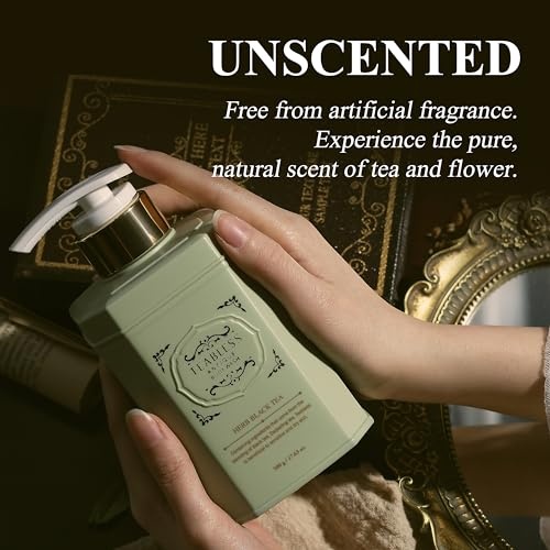 TEABLESS Herb Black Tea Body Wash  Hydrating Vegan Body Cleanser for Sensitive Skin  Daily Moisturizing Shower Gel  Fragrance Free Bubble Bath  Slow a thumbnail