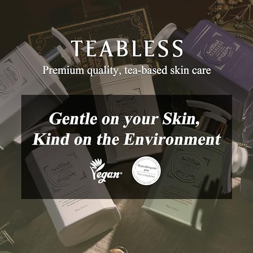 TEABLESS Herb Black Tea Body Wash  Hydrating Vegan Body Cleanser for Sensitive Skin  Daily Moisturizing Shower Gel  Fragrance Free Bubble Bath  Slow a thumbnail