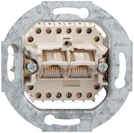 Rutenbeck Anschludose UAE 8/8(8/8)up 0, Perlwei (13010422)