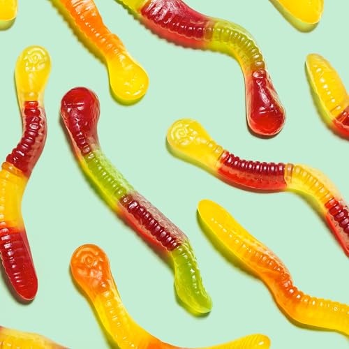 Black Forest Gummy, Worms, Fruit Flavor, Deliciously Juicy, Made with Real Fruit Juice, School Snacks, 10 Oz thumbnail