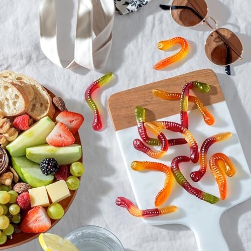 Black Forest Gummy, Worms, Fruit Flavor, Deliciously Juicy, Made with Real Fruit Juice, School Snacks, 10 Oz thumbnail