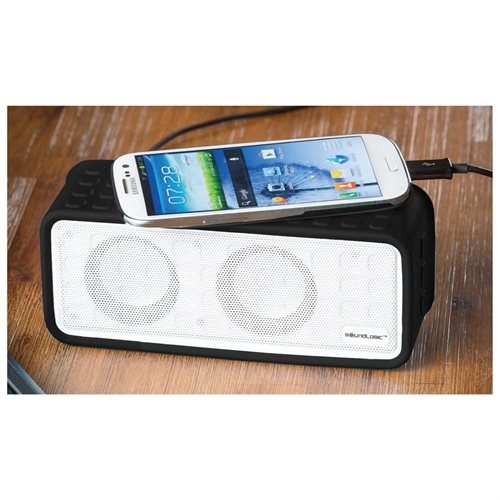 SoundLogic BSBP-6-5954 3 in 1 Bluetooth Nfc Powerplay Speaker with Power Bank - Black