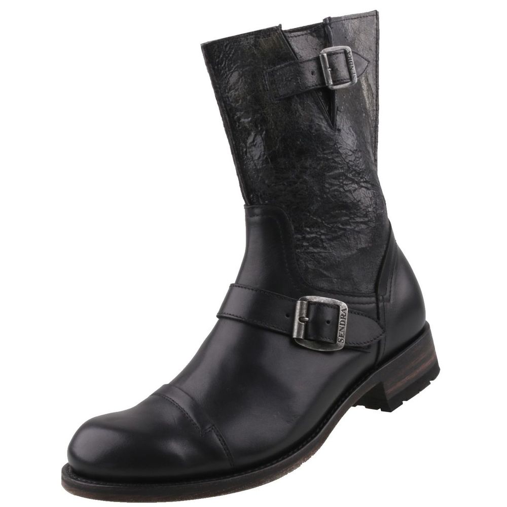 Sendra Herren Stiefel 7681 Schwarz