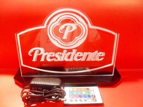 Presidente Beer Real LED Desk Lamp Night Light Lager Bar Pub Signs thumbnail
