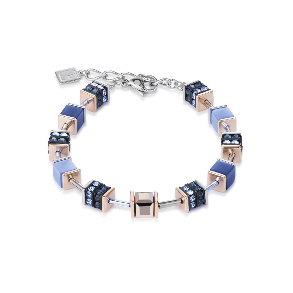 Coeur De Lion Armband 4928/30-0700 Swarovski Kristalle Und Strass Blau