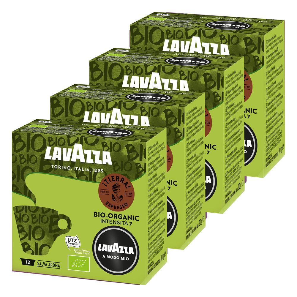 Lavazza a Modo Mio Espresso ¡Tierra! Bio-Organic, Kaffee, Kaffeekapseln, Arabica, 48 Kapseln