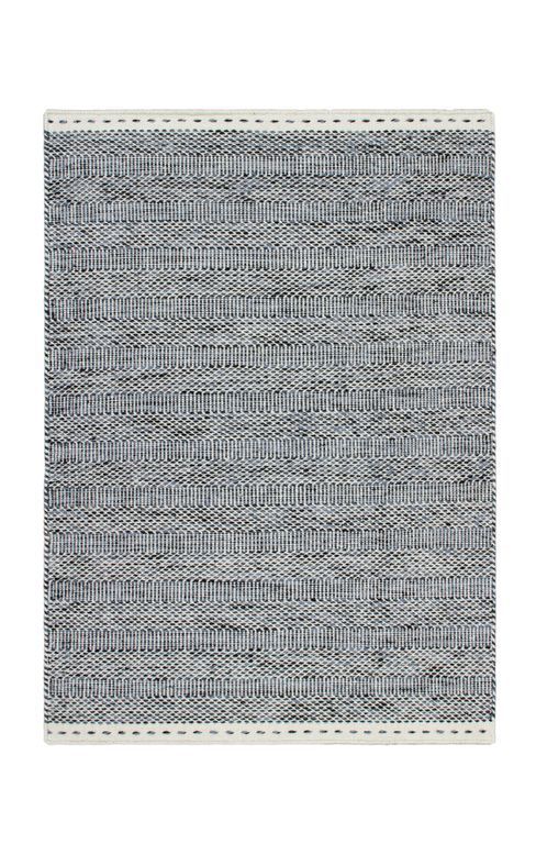 14836 Teppich Handgewebt Wolle Wollteppich Grey Grau 120x170 Cm