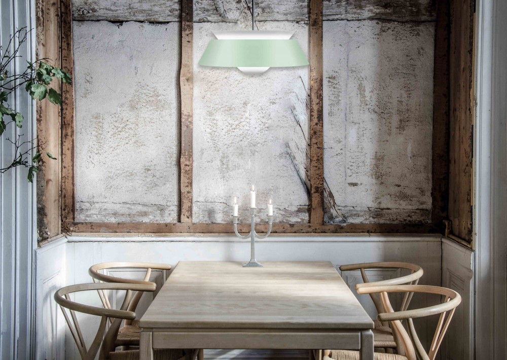 MIA A2571N Modern Hänge Leuchte Ø380mm/ Grün/ Acryl/ Pendel Lampe Hängelampe Hängeleuchte Pende