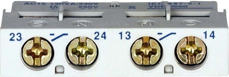 Schneider Electric Auxiliary Contact, 2 Contact, 2 NO, TeSys Deca, Front, 2.5 a, 240 V Ac, 60V Dc, GVAE20