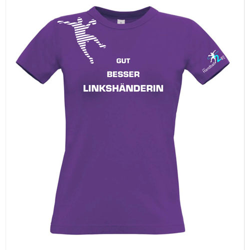 Handball2go Fun Shirt Linkshänderin Damen