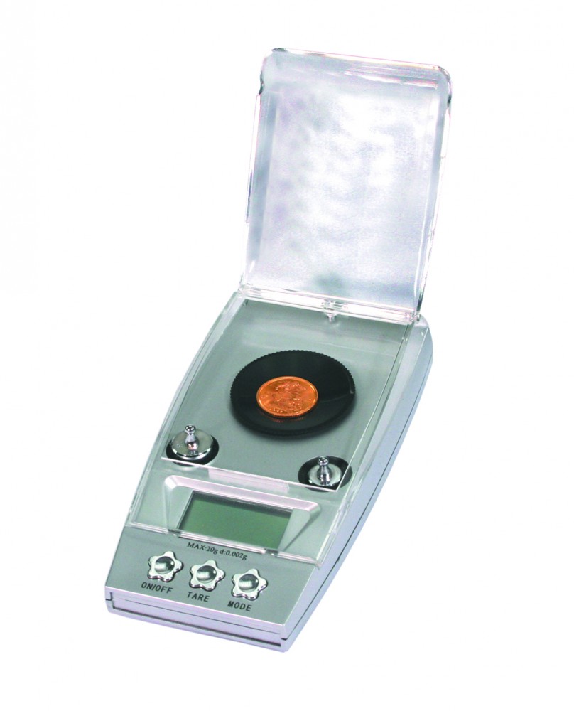 Safe 9862 Digital Präzisions Waage Münzwaage Feinwaage LCD Anzeige 2/1000 G - 0,002 G - 20 G