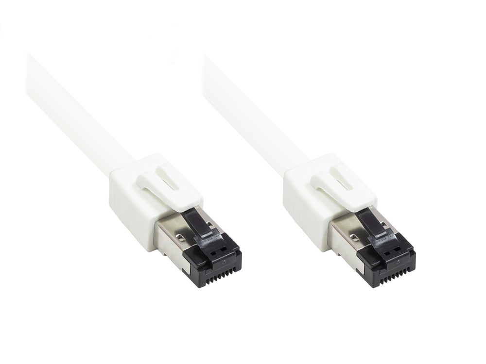 Alcasa 8080-050W Netzwerkkabel 5 M Cat8.1 S/FTP (S-STP) Weiß (8080-050W)