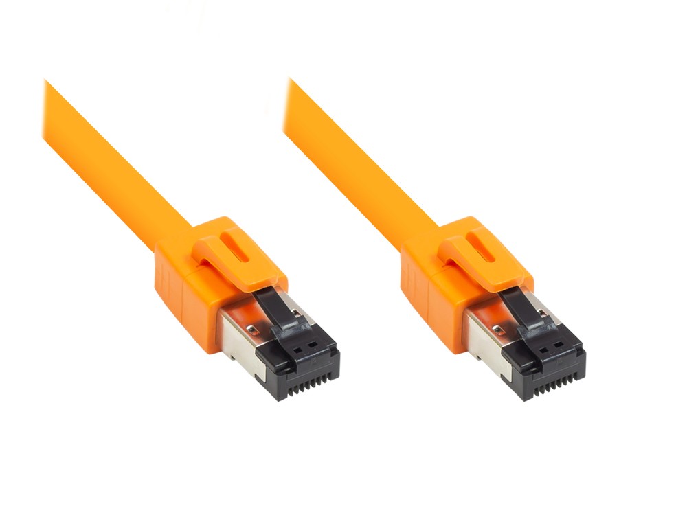 Alcasa 8080-030O Netzwerkkabel 3 M Cat8.1 S/FTP (S-STP) Orange (8080-030O)