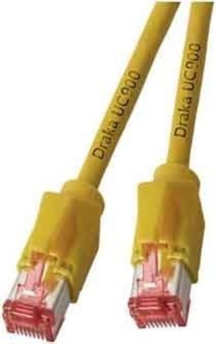 Hersteller: EFB Elektronik RJ45 Patchkabel S/FTP, Cat.6A, TM21, UC900, 1m, Gelb Das in Europa Gefertigte Cat.6A RJ45 Patchkabel Gewährleistet Sehr Gu