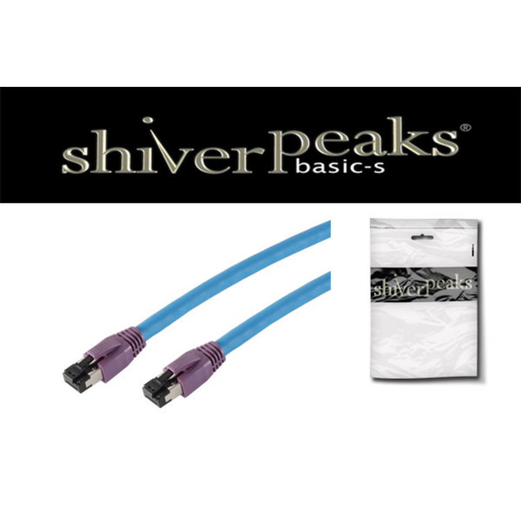 Shiverpeaks BASIC-S Patchkabel, Kat. 8, S/FTP, 7,5 M, Blau RJ45 Stecker - RJ45 Stecker, Belegung: TIA/EIA 568B, - 1 Stück (BS08-40061)