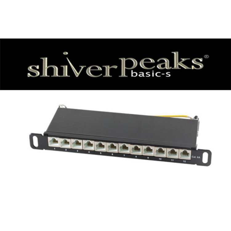 Shiverpeaks BS08-67051 Patch Panel 0.5U (BS08-67051)