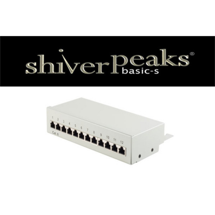 SHVP BS75073 - Patchpanel 12-Port Cat.6 1 HE - Patch-Panel (BS75073)