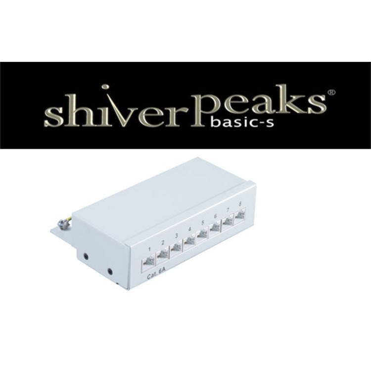 SHVP BS75075 - Patchpanel 8-Port Cat.6a 1 HE - Patch-Panel (BS75075)
